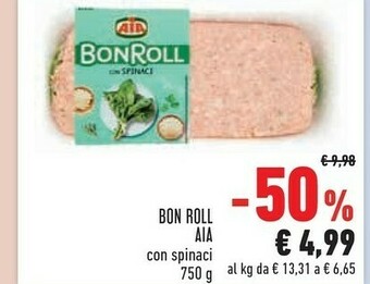 Conad Aia Bon Roll Con Spinaci 750 G(ml) offerta