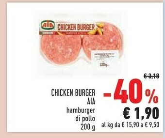 Conad Aia Chicken Burger 200 G(ml) offerta
