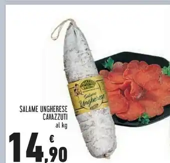 Conad Cavazzuti Salame Ungherese offerta