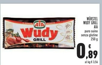 Conad Aia Wudy Grill Puro Suino 250 G(ml) offerta