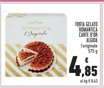 Conad Algida Torta Gelato Carte D'or Romantica offerta