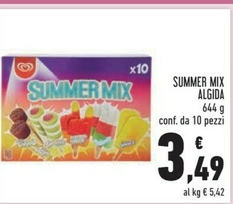 Conad Algida Summer Mix offerta