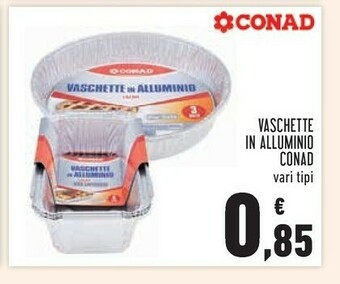 Vaschette alluminio