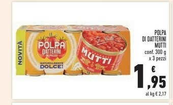 Conad Mutti Pomodori pelati offerta