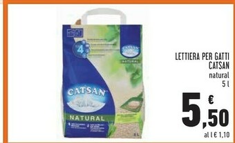 Conad Catsan Lettiera per gatti offerta