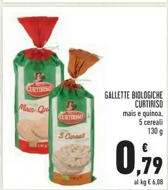 Conad Curtiriso Gallette Mais E Quinoa Biologiche 130 G(ml) offerta