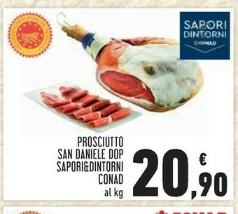 Conad Conad Prosciutto San Daniele Dop Sapori & Dintorni offerta