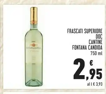 Conad Cantinè Fontana Candida Frascati Superiore offerta