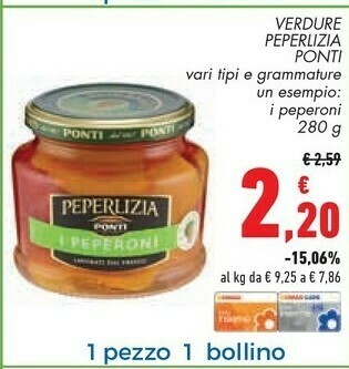 Conad Peperlizia Conserve offerta