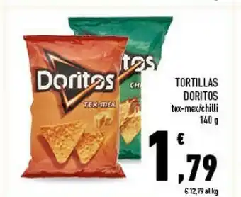 Conad Doritos Tortillas Tex-mex / Chilli 140 G offerta