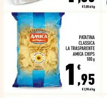 Conad Amica chips Patatina Classica La Trasparente 500 G offerta