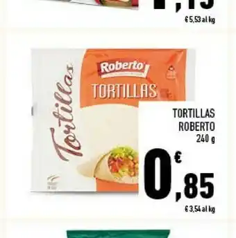 Conad Roberto - Tortillas 240 G(ml) offerta