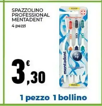 Conad Mentadent Spazzolino Professional offerta