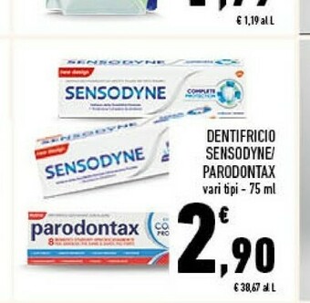 Conad Dentifricio Sensodyne / Parodontax 75 Ml offerta