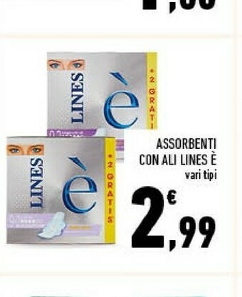 Conad Lines Assorbenti Con Ali È offerta