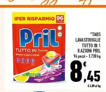 Conad Pril Tabs Lavastoviglie Tutto In 1 offerta
