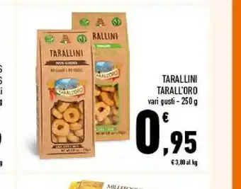 Conad Tarall'oro Tarallini Al Peperoncino Più Leggeri Più Friabili 250 G(ml) offerta