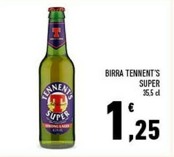 Conad Tennent's Super Birra offerta