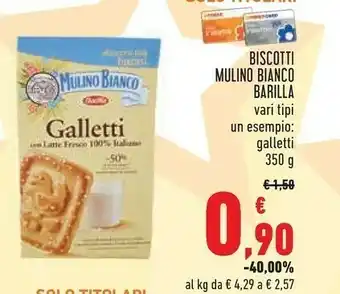 Conad Mulino Bianco Barilla - Tegolino 350 G(ml) offerta