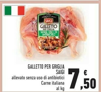 Conad Saigi Galletto Per Griglia offerta