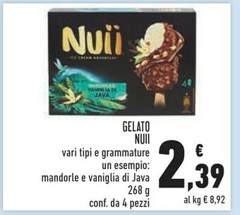 Conad Nuii Ice Cream Adventure 268 G(ml) offerta
