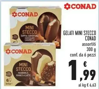 Conad Conad Gelati Mini Stecco offerta