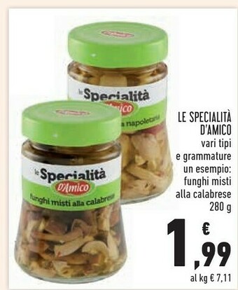 Conad D'Amico Funghi champignon offerta