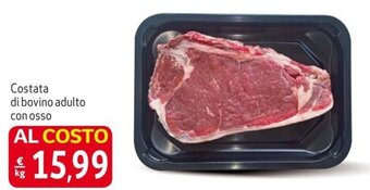 Costata di bovino adulto con osso
