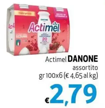 Maxi Family Danone Actimel assortito gr 100x6 offerta