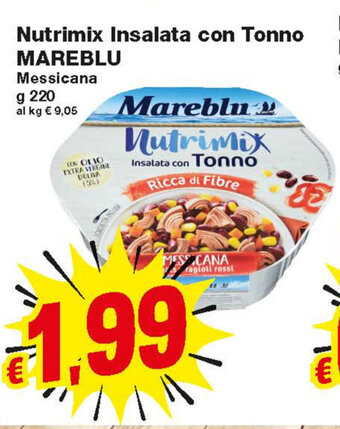 Prix Quality Mareblu Nutrimix Insalata con Tonno 220g offerta