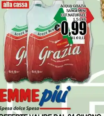EMMEpiù Grazia Acqua offerta