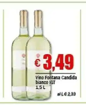 EMMEpiù Fontana Vino bianco offerta