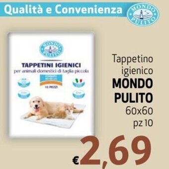 Maxi Family Mondo Pulito Tappetino igienico 60x60 pz 10 offerta