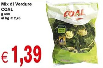 Supermercato Coal Coal Mix di Verdure g 500 offerta