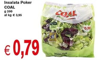 Supermercato Coal Coal Insalata Poker g 200 offerta