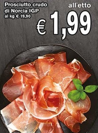 Supermercato Coal Prosciutto Crudo di Norcia IGP offerta