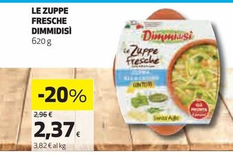 Ipercoop Le zuppe fresche dimmidisì offerta