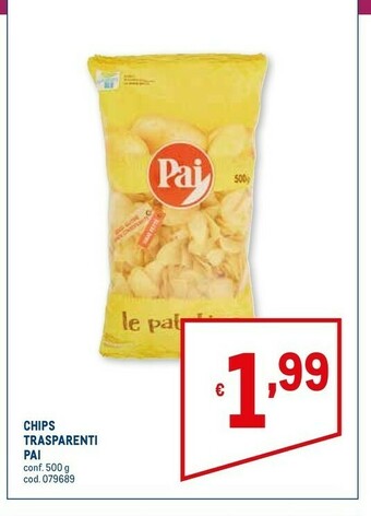 Metro Pai Patatine fritte offerta