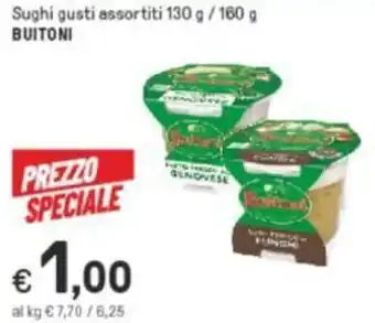 Iper La Grande Buitoni Sughi gusti assortiti 130 g/160 g offerta