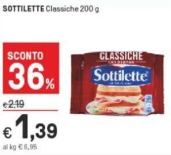 Iper La Grande Sottilette Classiche 200 g offerta