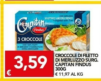 TuoDi Findus Croccole Di Filetto Di Merluzzo offerta