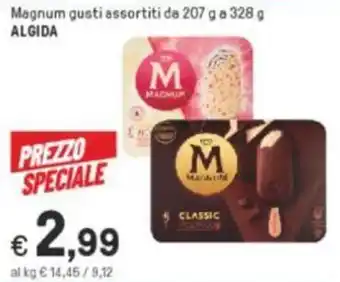 Iper La Grande Algida Magnum gusti assortiti 207 g a 328 g offerta
