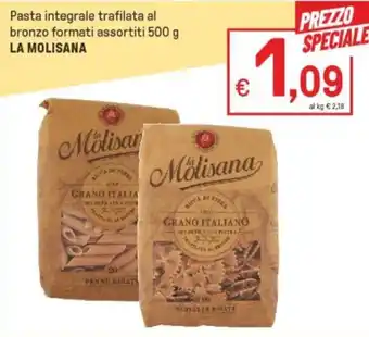 Iper La Grande La Molisana Pasta integrale trafilata al bronzo formati assortiti 500 g offerta
