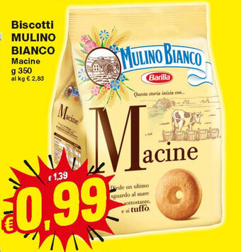 Prix Quality Mulino Bianco Biscotti 350g offerta