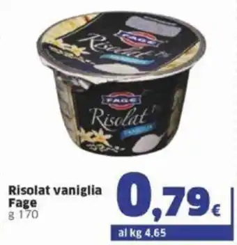Sigma Fage Risolat Vaniglia g 170 offerta