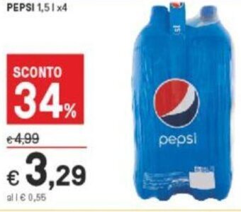 Iper La Grande Pepsi 1,5 l x4 offerta