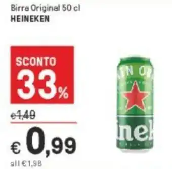 Iper La Grande Heineken Birra Original 50 cl offerta