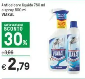 Iper La Grande Viakal Anticalcare liquido 750 ml o spray 800 ml offerta