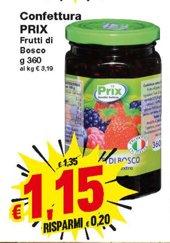 Prix Quality Prix Confettura 360g offerta