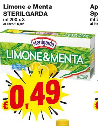 Prix Quality Sterilgarda Limone e Menta 200ml x 3 offerta